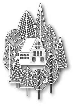 Ніж для вирубки від Poppystamps - Boddington Cabin