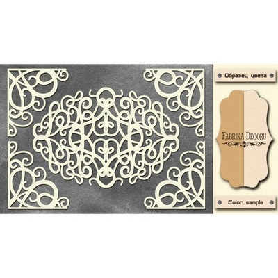 Чипборд Фабрика Декору - FDCH-124, колір молочний, крафт