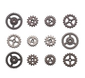 Набор металлических украшений-шестеренок Tim Holtz Ideaology - Mini Gears