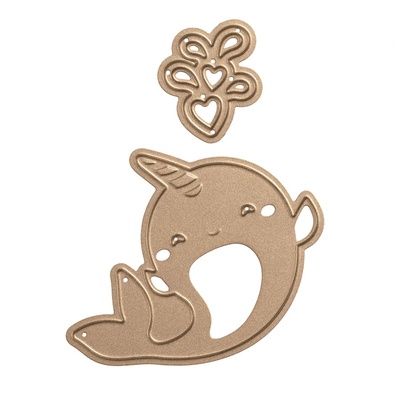 Ножі для вирубки від Spellbinders - Happy Narwhal