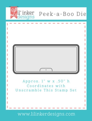 Ніж для вирубки від Lil'Inker Designs - Peek-A-Boo Die