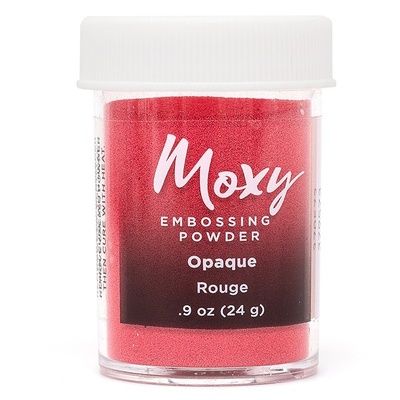 Пудра для ембоссинга Moxy Opaque Rouge от American Crafts,  17 г