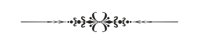 Акриловый штамп KR004 Разделитель, размер 5,3 * 0,7 см