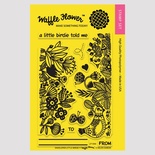 Силиконовый штамп от Waffle Flower - Enveloper Little Birdie, 10,1x15,2 см