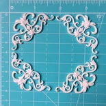 Уголки из белого пластика от Е.В.A, 5х5 см, 4 шт.