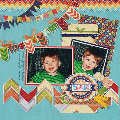 Набір двостороннього скрап-паперу HOTP - Happy Days Paper Pack, 12 аркушів, розмір 30x30 см