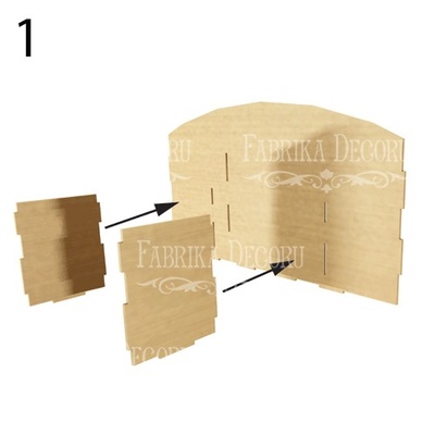 Настільний органайзер (конструктор) для паперу і письмового приладдя, ТМ Фабрика Декору