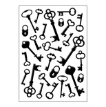 Папка для тиснения Crafts Too - Embossing Folder - Keys and Locks