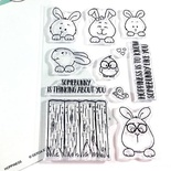 Набір штампів Gerda Steiner - Hoppiness 4x6 Clear Stamp Set