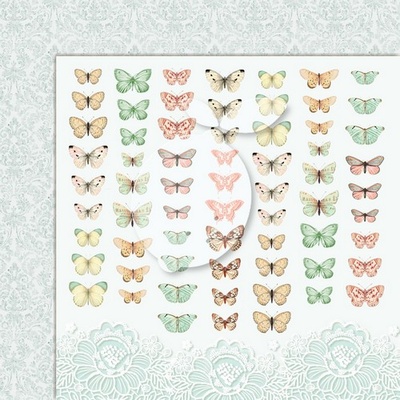 Аркуш двостороннього паперу для скрапбукінгу від LemonCraft - Love my life life 06