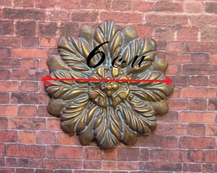 Гіпсовий декор під окислений метал від E.В.A., 6 см