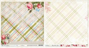 Аркуш скрап-паперу Blue Fern StudiOs-Blue Fern Garden Picnic, двосторонній, 30x30 см