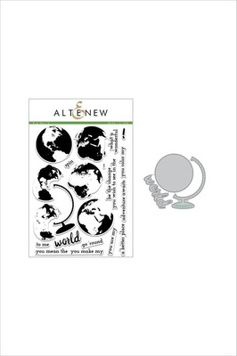 Набор ножей и штампов от Altenew - Big World Stamp & Die Bundle, 22 штампа + 3 ножа