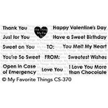 Акриловий штамп My Favorite Things - Sweet Celebrations