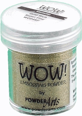 Пудра для эмбоссинга Wow Gold Rich - Super Fine, 15 мл