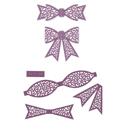 Ніж для вирубки Sue Wilson - Finishing Touches - Filigree 3D Itty Bitty Bow