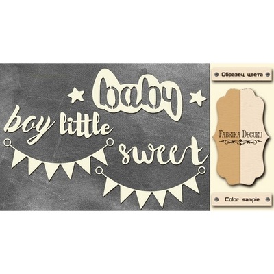 Чипборд Фабрика Декору - FDCH-116, колір молочний, крафт