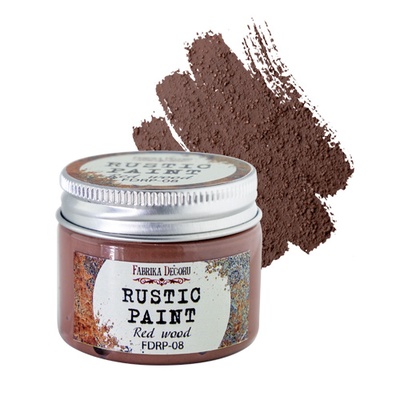 Фарба рустик, колір Червоне дерево, ТМ Фабрика Декору
