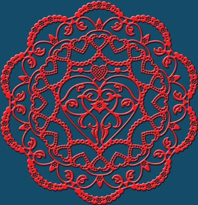 Ніж для вирубки Sophia's Heart від Cheery Lynn Designs