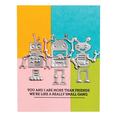 Ножи от Spellbinders – Die D-Lites Robots Etched Dies