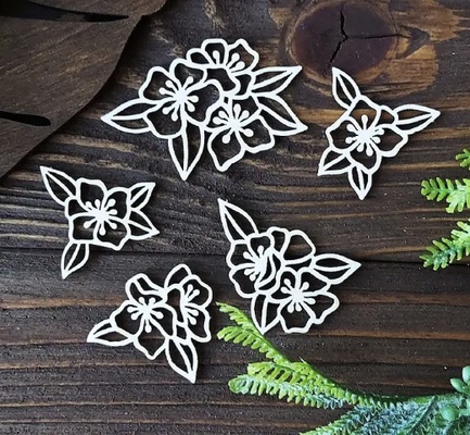 Чипборд весняні квіти