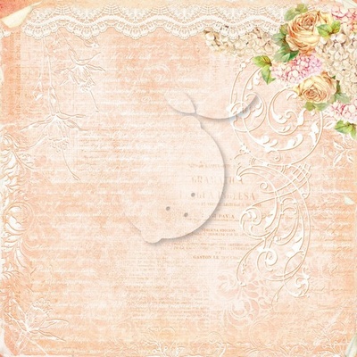 Аркуш двостороннього паперу для скрапбукінгу від LemonCraft - Grow with me me 01