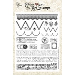 Акриловые штампы Crafty Secrets - Artsy Banner, 15х20 см