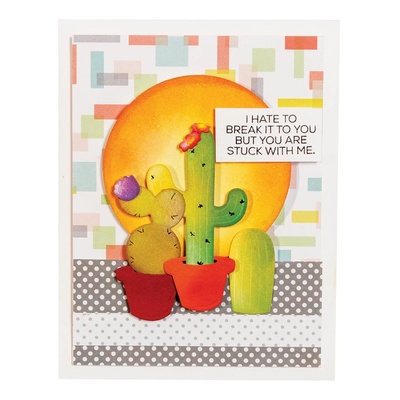 Нож для вырубки от Spellbinders - Potted Cacti