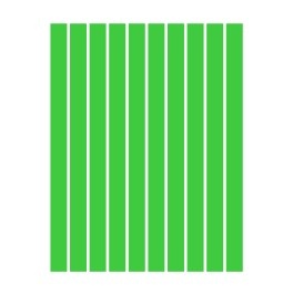 Набор полосок бумаги для квиллинга, 1 цвет (зеленый интенсив), 3х295мм, 160 г/м2,  100 шт.