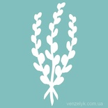 Чипборд від Вензелик - Лоза 01, 30x69 мм, розмір: 30x69 мм