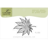 Акриловый штамп Lesia Zgharda FL055 Осенний листочек, размер 3,2x3,2 см