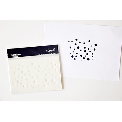 Трафарет SODAlicious - drops