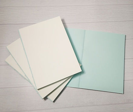 Блок для блокнота А5. Колір: синій, 80 аркушів, 90 гр/м