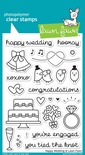 Штампи від Lawn Fawn - Happy Wedding, 25шт.