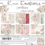 Набір скраппаперу Craft O'Clock - Rose Emotions, 15,25X15,25 см