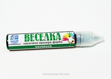 Фарба концентрована від ТМ ЕК, веселка, зелений