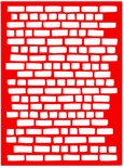 Трафарет - Кирпич1, 15*20см