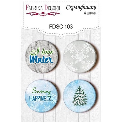 Набор скрапфишек Фабрика Декору из 4 шт FDSC 103