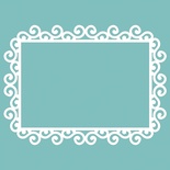 Чипборд від Вензелик - Рамочка 46, розмір: 85*63 мм