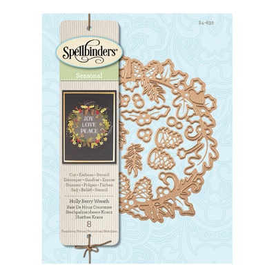 Нож для вырубки от Spellbinders - Holly Berry Wreath