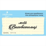 Штамп "моїй Виховательці" NSH048u