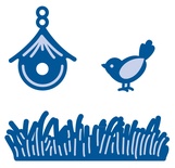 Набір ножів для вирубки Marianne Design Creatable - Grass, Bird & House