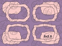 Чипборд Набір рамок №1. Малі cb-324