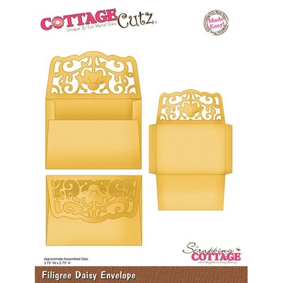 Ножі для вирубки CottageCutz Filigree Daisy Envelope