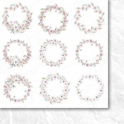 Двосторонній аркуш Galeria Papieru - Райська яблуня 06, 30,5x30,5см