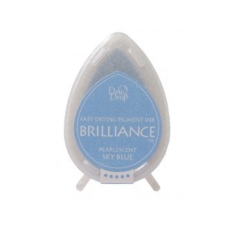Чернила для штампинга Tsukineko - Brilliance Dew Drops Sky Blue