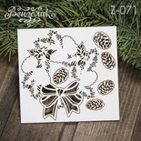 Набір "Новорічний віночок" 04, розмір: 0,095 х 0,09 см