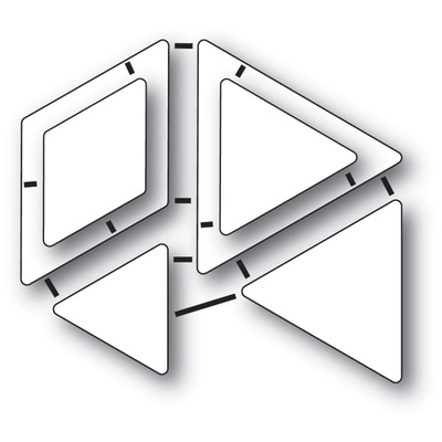 Ножі від Memory Box - Equal Triangle Die Set