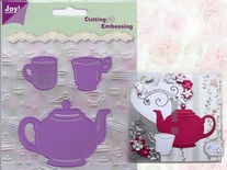Набір ножів  Joy! Crafts Dies- Tea Pot and Mugs - Чайник і чашк
