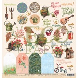 Лист бумаги одностороней от EcoPaper - Наша дача "Бабушкин сад"